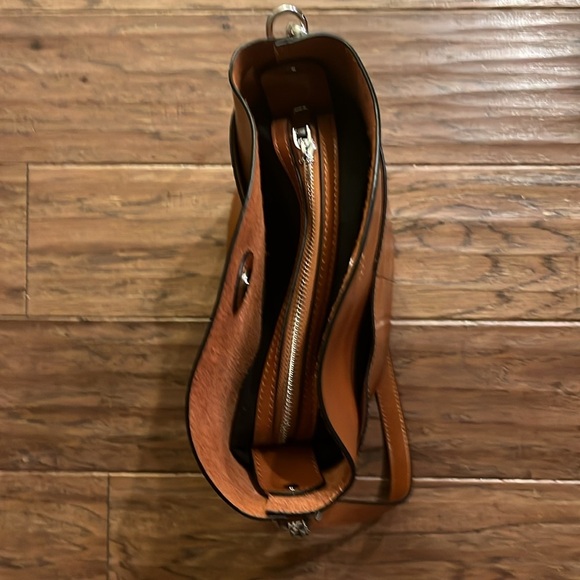 HESHE Brown Shoulder Purse - Picture 3 of 11